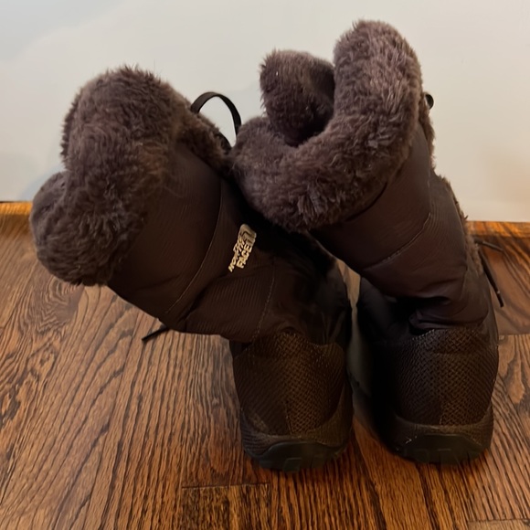 North Face Brown Snow Boots Size 8 - Picture 3 of 6
